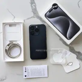 iPhone 15 Pro 128GB Blue Garansi RESMI Blibli Batt Health mantap murah