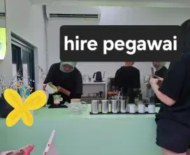 Pegawai Wanita. Barista pembuat minuman.jaga toko. Jual minuman
