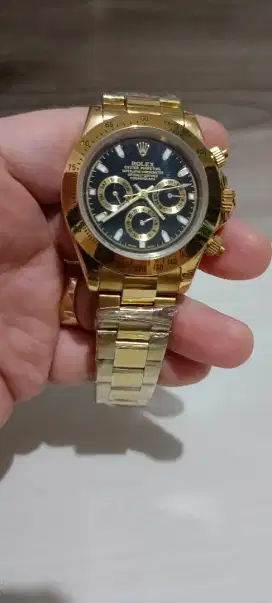 Jam rolex gold daytona all stainless japan matic jastip kapal cruise