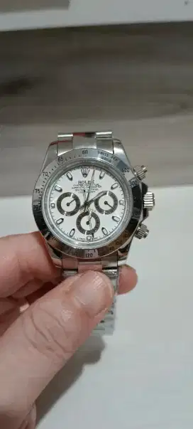 Jam rolex daytona jamin all stainless japan matic jastip kapal cruise