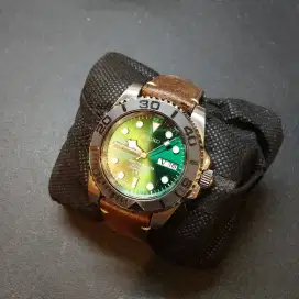 Seiko Mod Yachtmaster Submarine 41mm Automatic 7S26 Jam Pria Watch