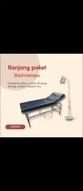 Jual tempat tidur dan lampu eyelash