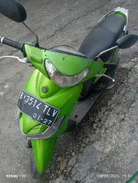 Jual murah nama sendiri mio smile sporty 2012plat hidup2027mesin bagus