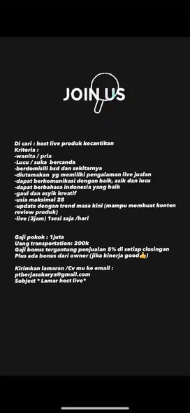 Lowongan pekerjaan