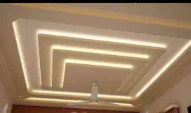 D2 STEEL Ahlinya Pemasangan Wall Moulding Gypsum, Plafond & Partisi.
