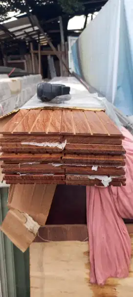 Decking floor kayu jati grade A 1,5 x 9 x 180 cm