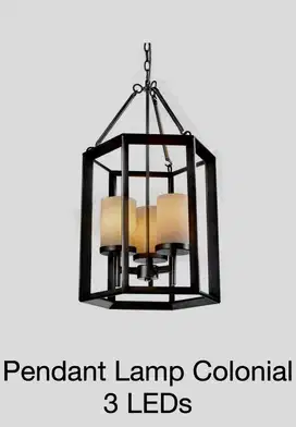 Lampu Gantung Colonial 3 Lampu