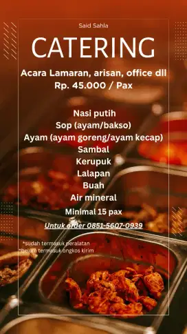 Catering untuk acara