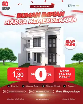 Rumah 2 lantai mewah di depok dekat ke Jakarta