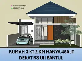 Rumah Dijual dekat RS UII di Jl Srandakan Bantul Proses Bangun
