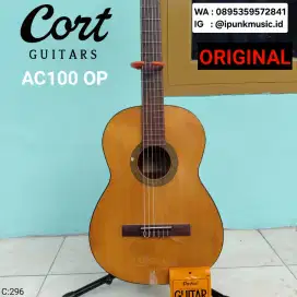 Cort AC100 Op Original Gitar Klasik bonus Senar baru nilon