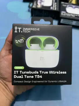 Headset Mrek IT Tunebuds True Wireless Dual Tone T54 NEW Garansi TAM