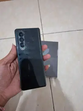 Samsung Z fold 3 5g 12/512 fullset resmi sein no minus