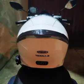 helm ink terra 2 white glosy size XL