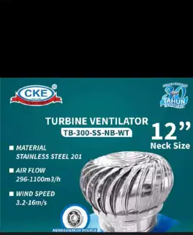 Di jual alat turbin ventilator