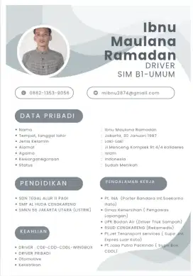driver sim B1 umum