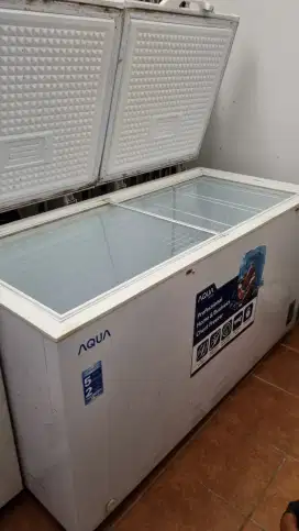 Dijual Chest Freezer AQUA AQF 420 (W) 420 liter