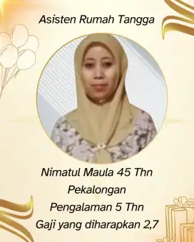 Menyalurkan baby sitter dan art