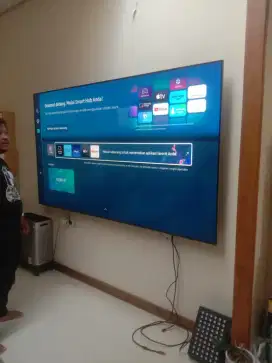 Pasang bracket tv + jual tv baru segel garansi resmi