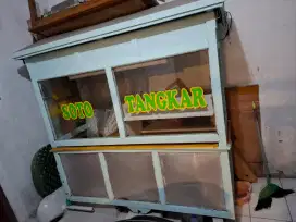 Gerobak Bekas Soto Bahan Kayu