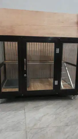 Kandang 1 pintu aluminium