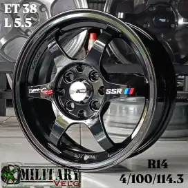 SSR Type-C R14 Blackglossy & White