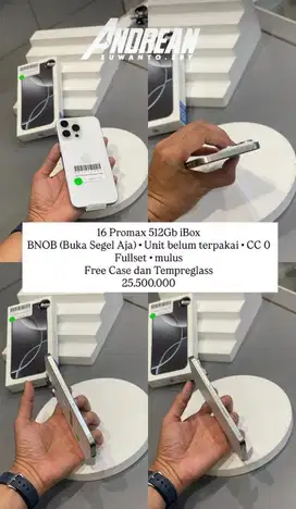 Iphone 16 Promax 512 Gb Ibox BNOB
