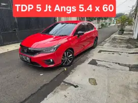 TDP 5 Jt Angs Termurah All New City RS 2021 Metic Merah Low Km LikeNew