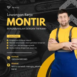 Dicari montir mobil jujur dan teliti dan bisa komunikasi