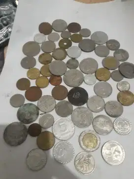 uang koin kuno/lama dari berbagai negara borongan murah bisa barter