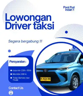Lowongan kerja driver taksi bandara