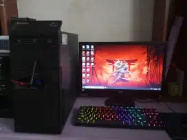 Pc gaming lenovo (intel core i5 + ram 8gb + monitor 19inch)