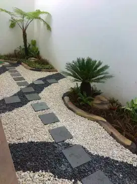 Jasa pembuatan taman kering taman minimalis dll #66