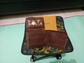 Dijual short wallet brown by bro.do