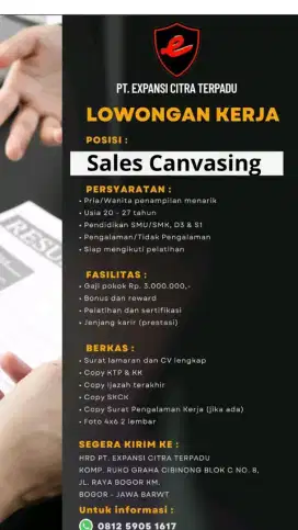 SALES CANVASING