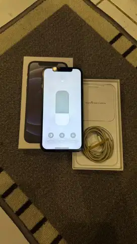 Dijual Iphone 12 Black 128GB Lengkap Terdaftar