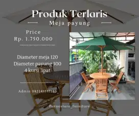 Meja payung taman