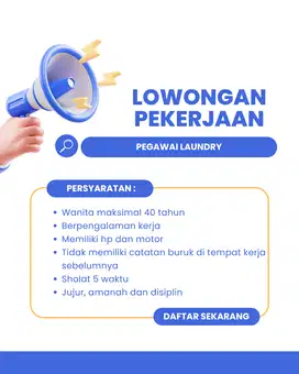 Lowongan Kerja Laundry