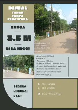 DIJUAL CEPAT TANPA PERANTARA (BUTUH UANG)