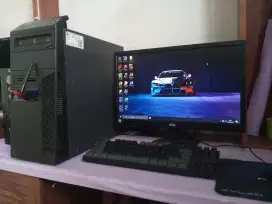 Pc editing dan gaming (intel core i5 + ram 8gb + monitor 19inch)