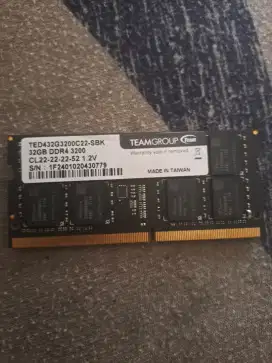 Ram laptop 32gb ddr4 3200 ex cabutan laptop gaming