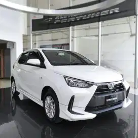 DP 5JT TOYOTA AGYA 1.2 G CVT MATIC 2025 / MANUAL KREDIT MERAH PUTIH