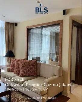 For SALE Apartement Oakwood Premier Cozmo Jakarta 1BR