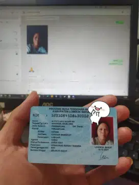 Jasa cetak KTP KK SIM dll