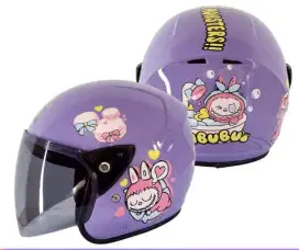 Helm labubu anak