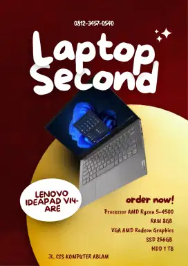 jual laptop second lenovo v14-are