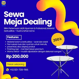 Meja Dealing Elegan & Profesional