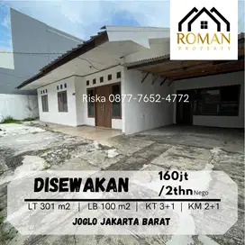 DISEWAKAN RUMAH BESAR KOMPLEK JOGLO