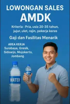 LOKER SALES PENJUALAN AMDK