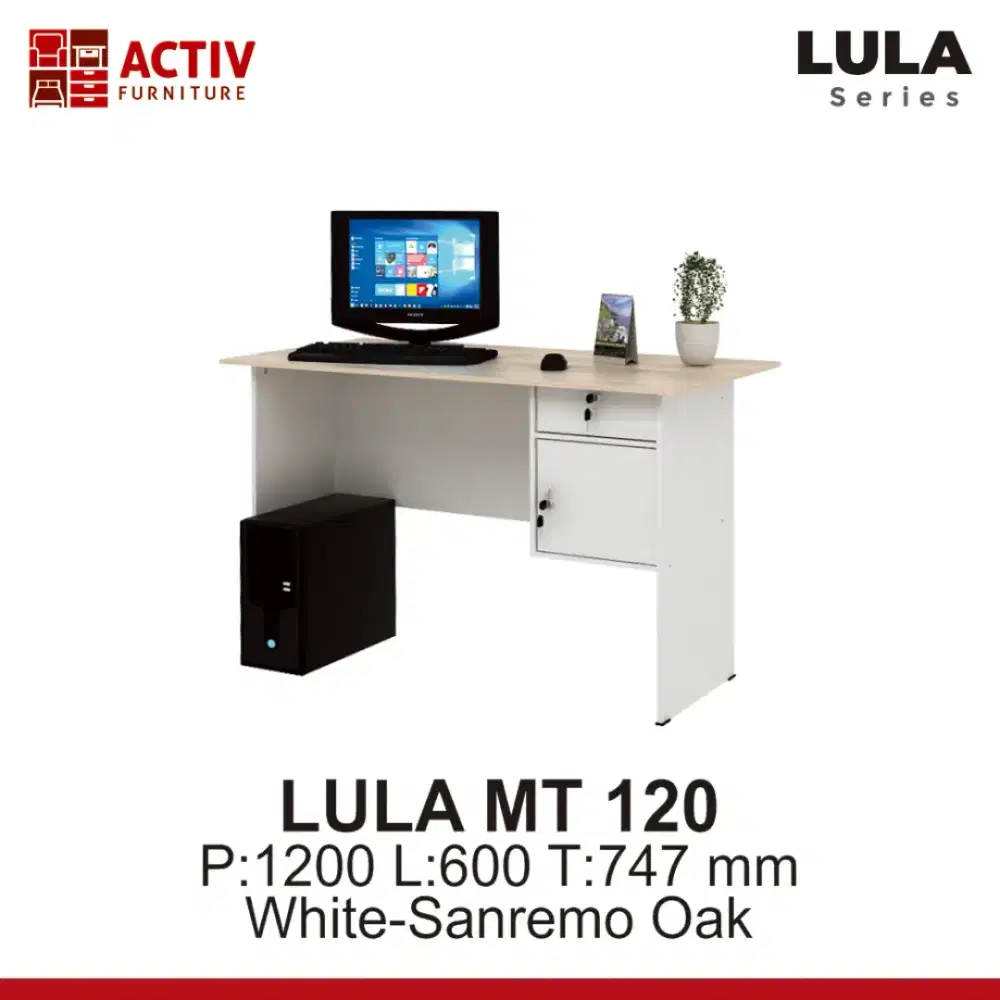 READY MEJA KERJA LULA MT 120 TERMURAH TERLARIS SALE